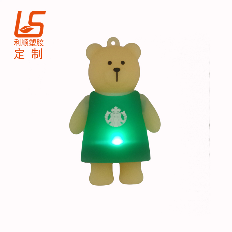 定制立体公仔LED发光背包警示灯