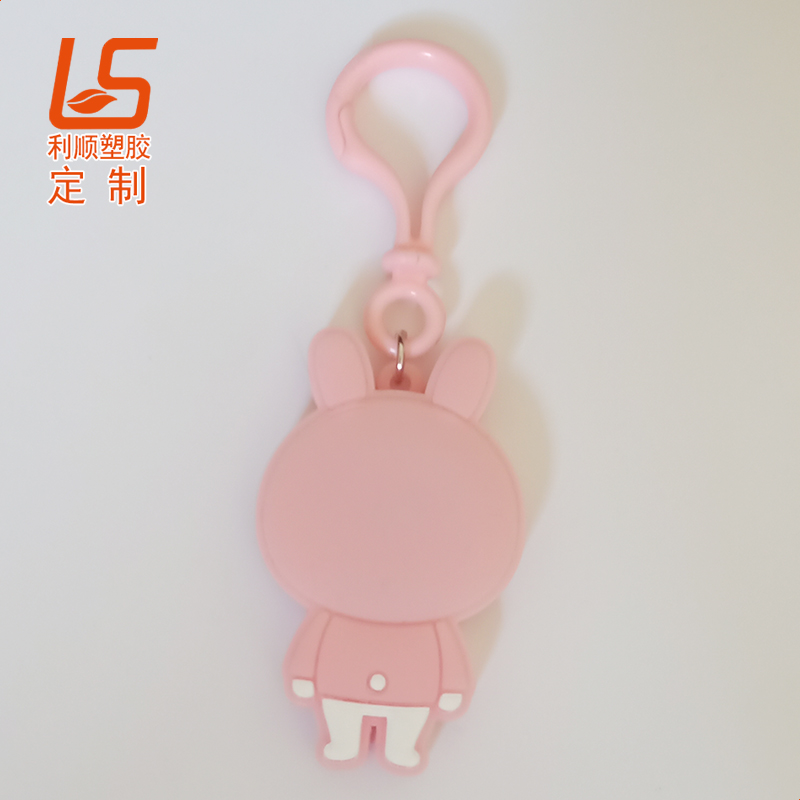 硅胶发光公仔LED背包警示灯LED背包的钥匙扣 (3)