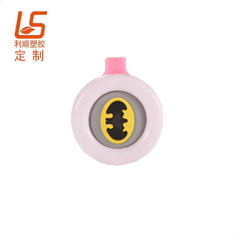 定制PVC软胶驱蚊扣 植物精油驱蚊夹