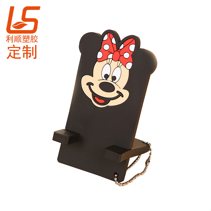定制PVC软胶手机座 PVC公仔手机座