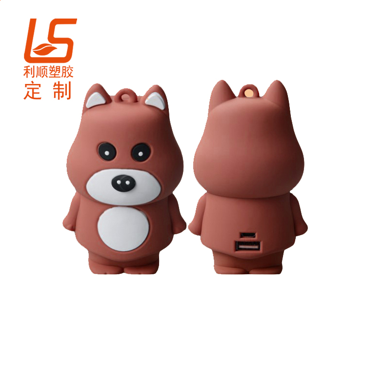 定制立体公仔移动电源 硅胶卡通公仔移动电源