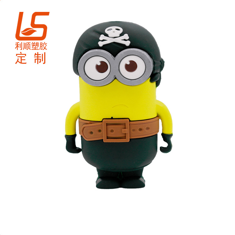 定制PVC软胶公仔外壳移动电源 硅胶公仔充电宝