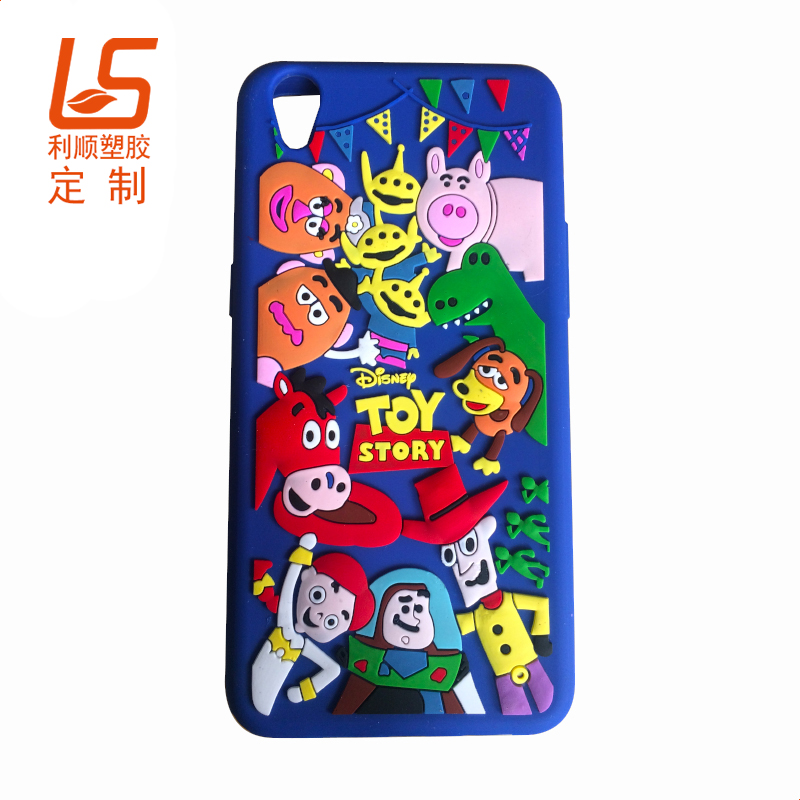 定制手机硅胶保护壳 卡通公仔硅胶手机保护壳