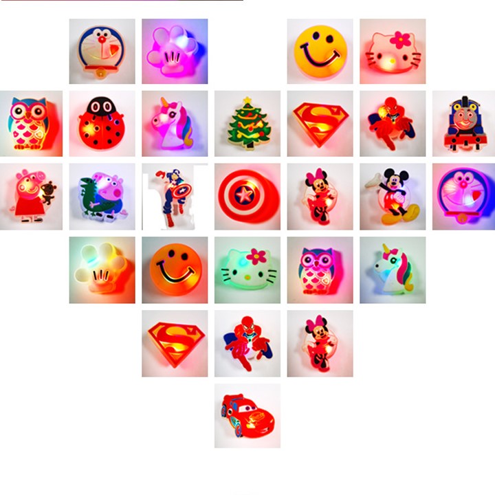卡通软胶LED发光鞋扣LED发光鞋扣